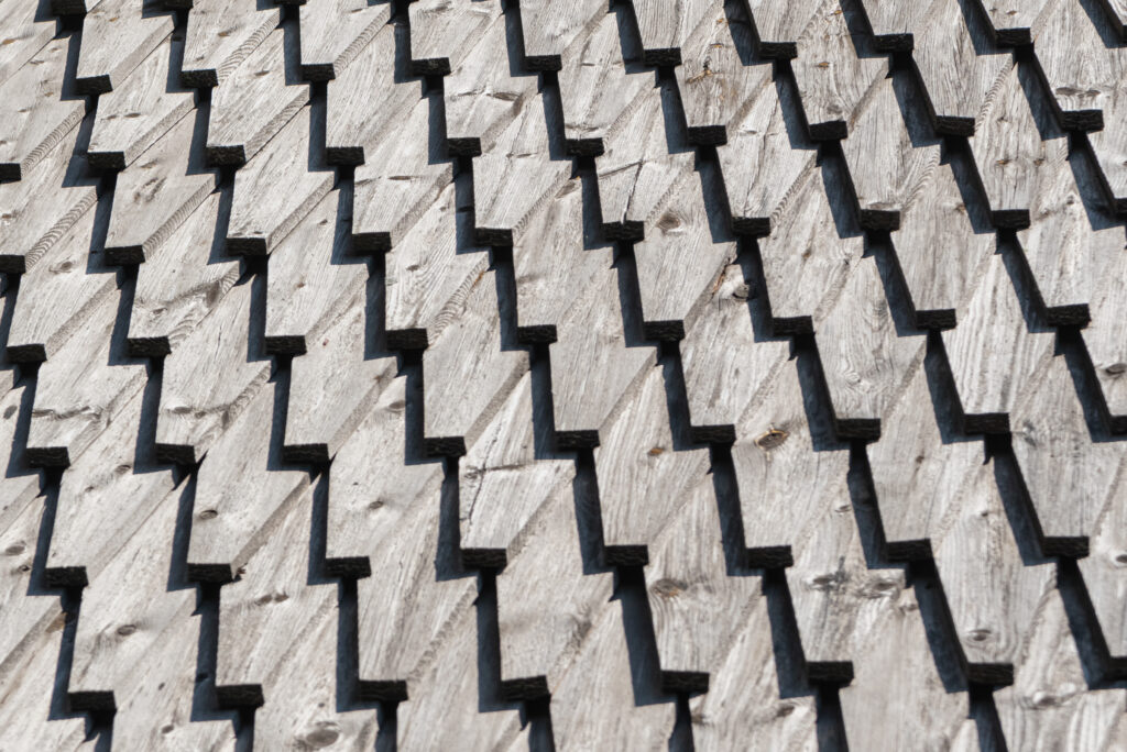 wood roof shingles