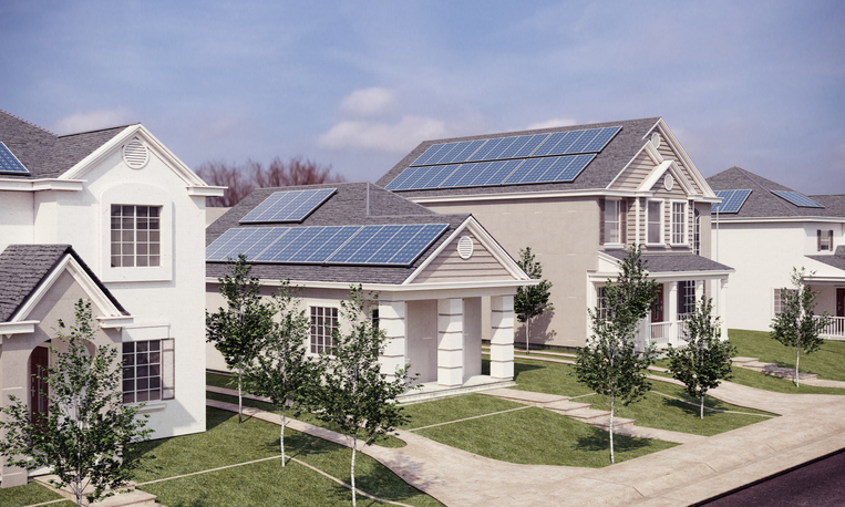 modern solar house