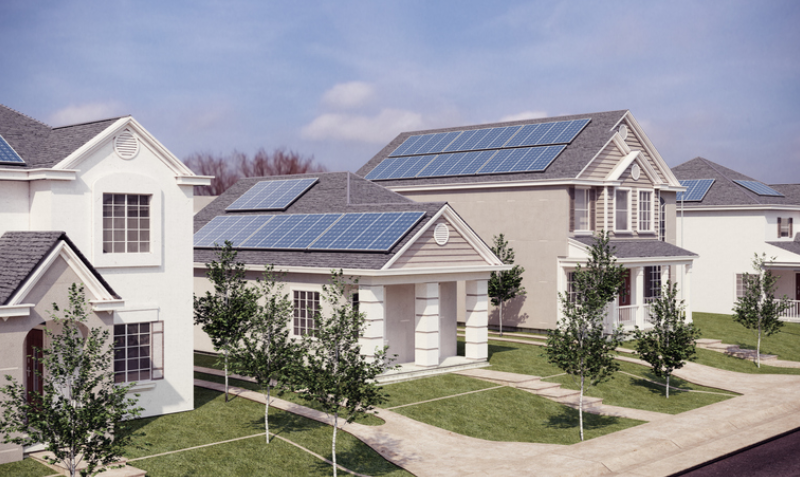 modern solar house